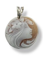 Pendente Mandile 1922 Donna Cammei  in Argento Conchiglia 2MCICM47 - 2MCICM47